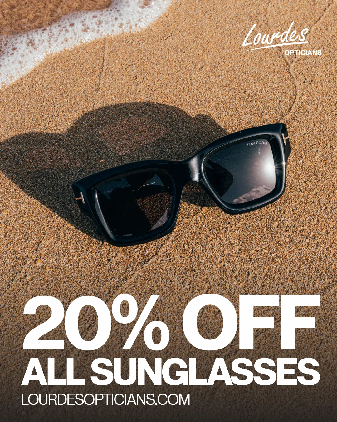 Lourdes Summer sunglasses ad