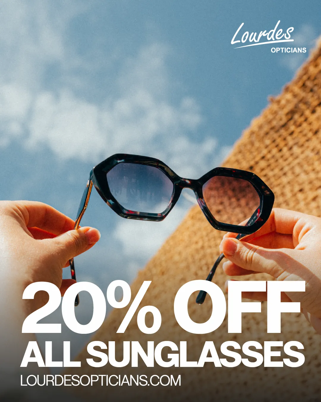 Lourdes Online store ad