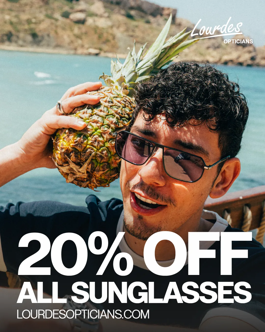 Lourdes Summer sunglasses ad