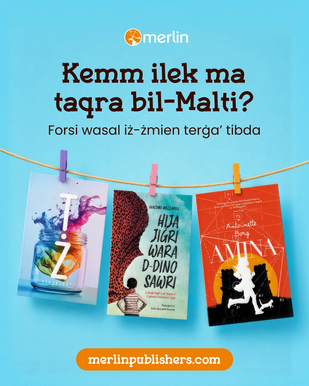 Merlin Publishers reading ad