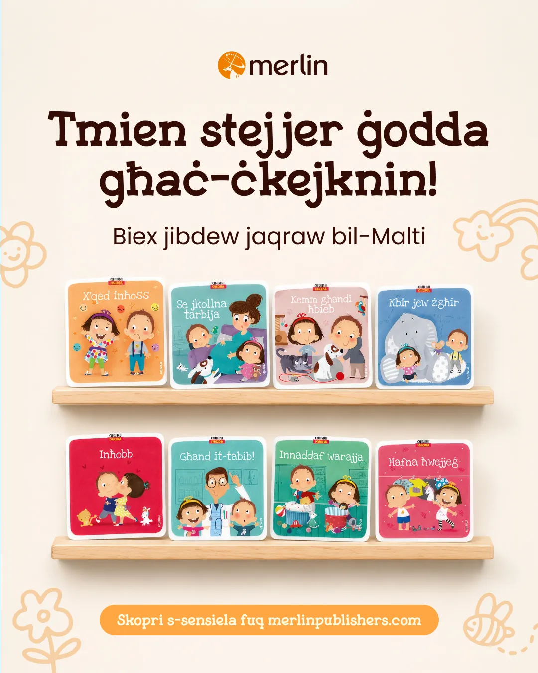 Merlin Publishers kids ad