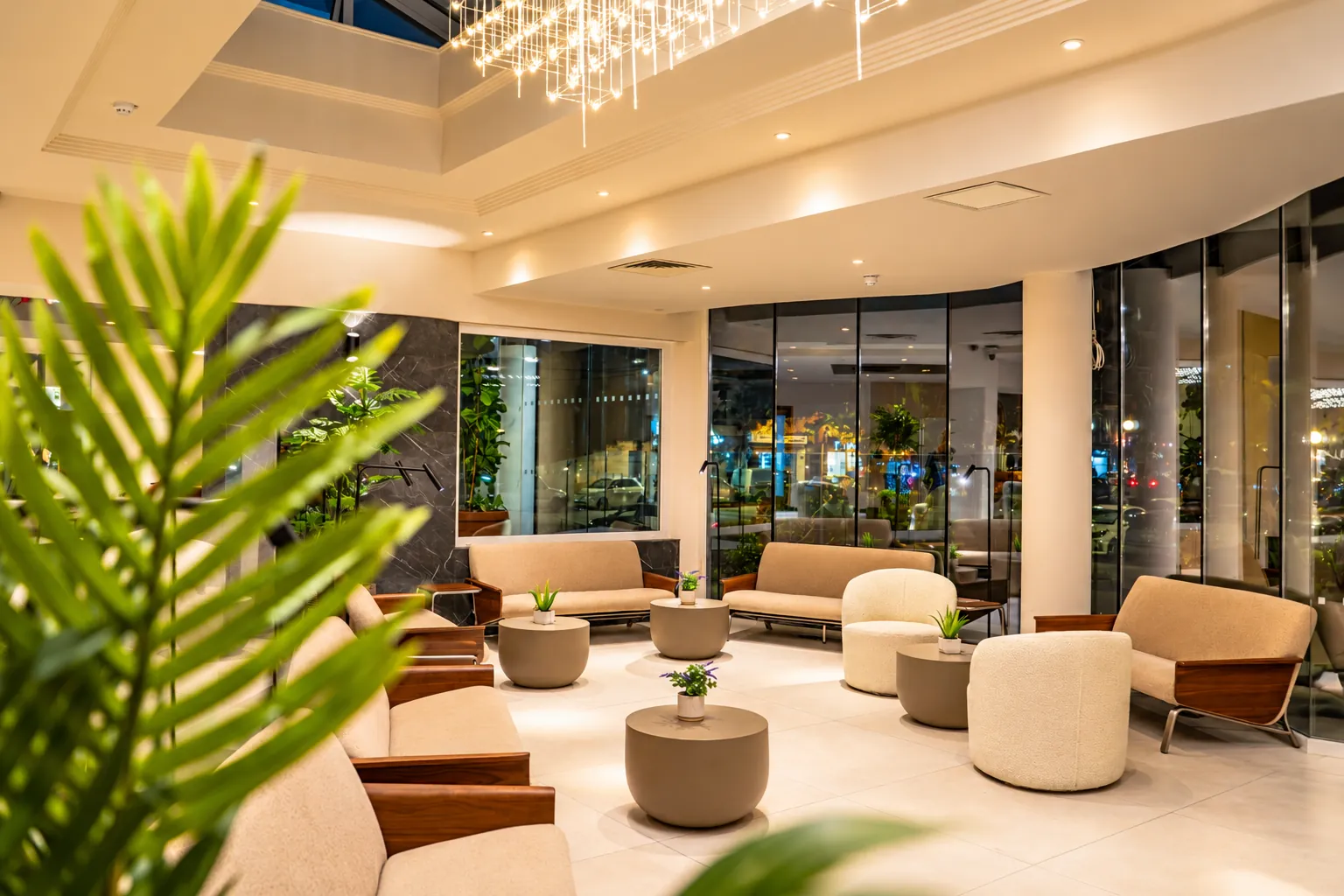 Santana Hotel room and lounge