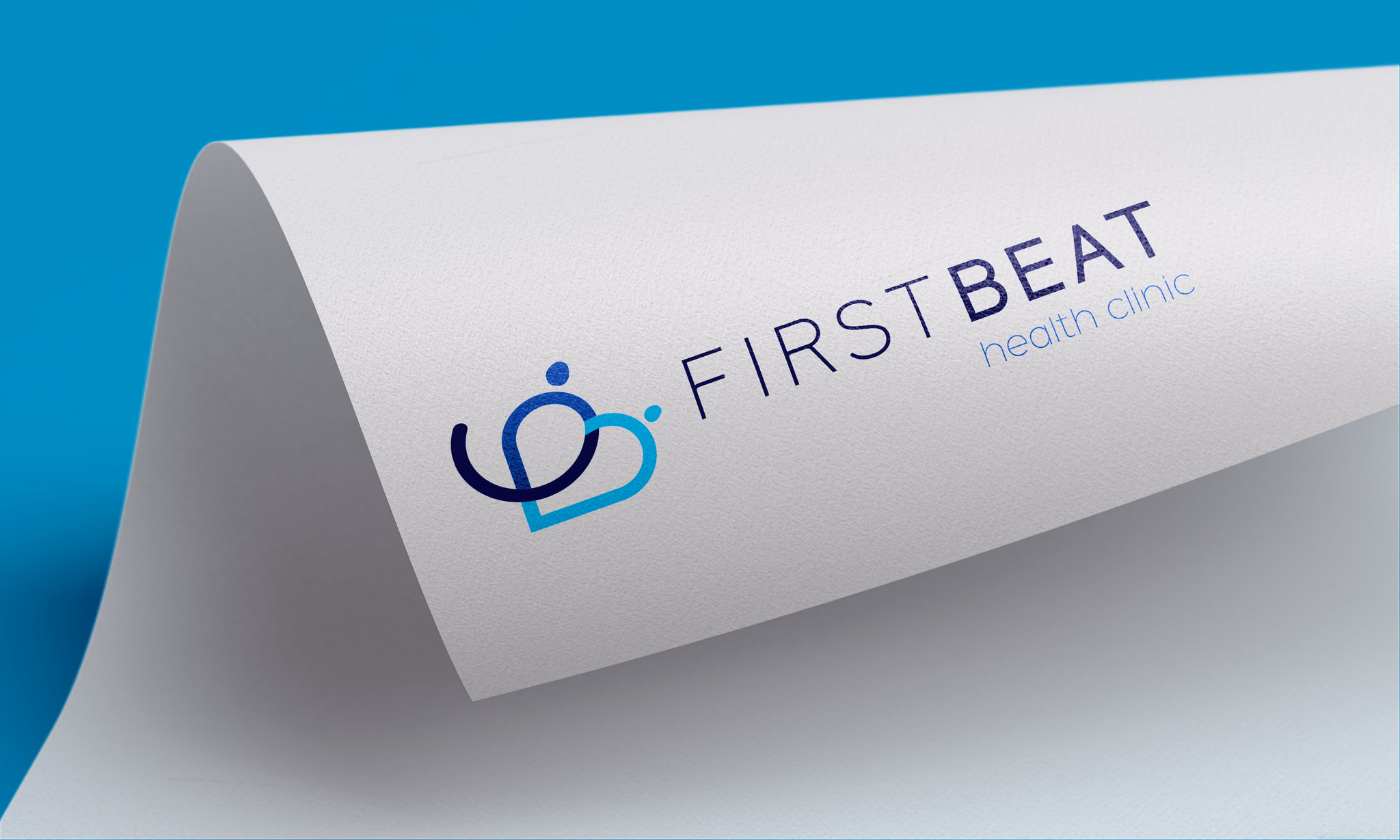 First Beat Clinic logo printed on paper