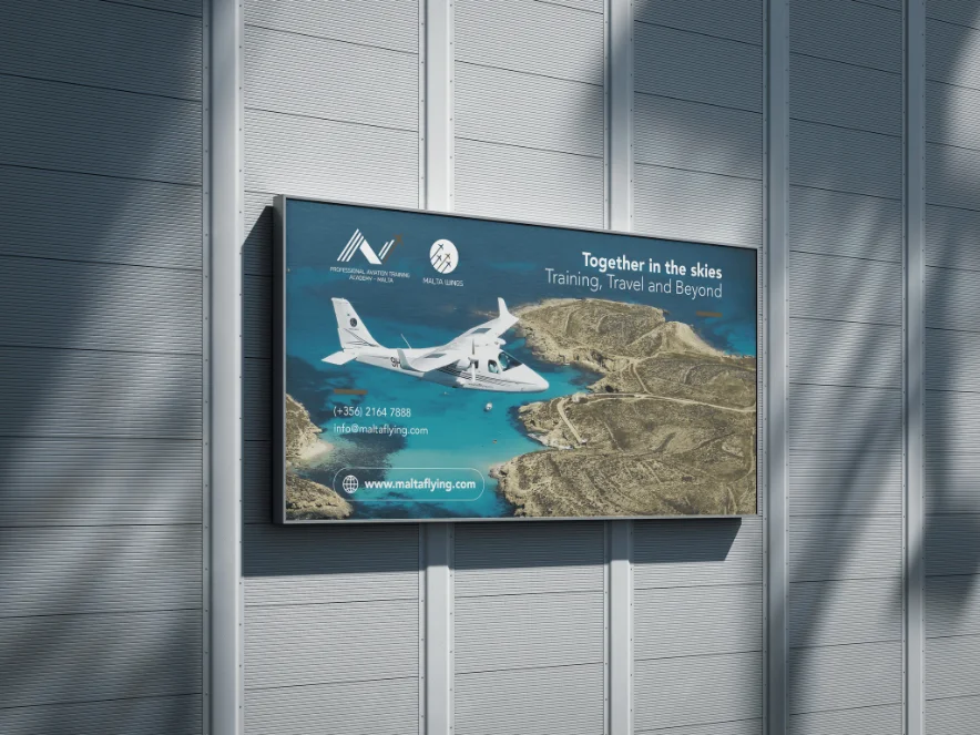 Professional Aviation Training Academy billboard